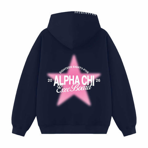 Star Council Exec Hood Stitch Sorority Hoodie