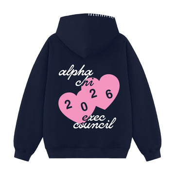 Love From Exec Hood Stitch Sorority Hoodie