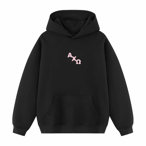 Night Picnic Embroidered Sorority Hoodie