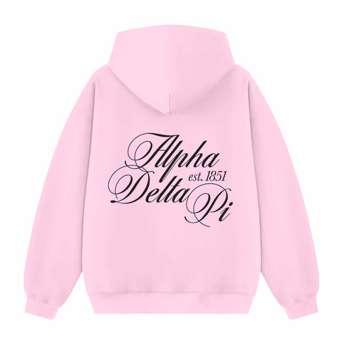 Secret Script Sorority Hoodie
