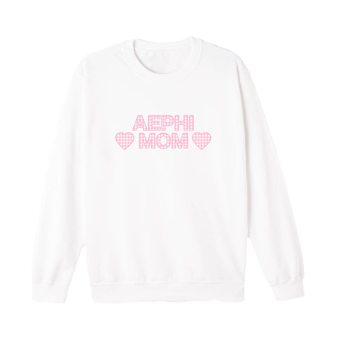 Picnic With Mom Printed Sorority Crewneck