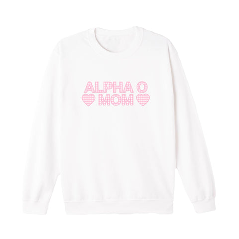 Picnic With Mom Printed Sorority Crewneck