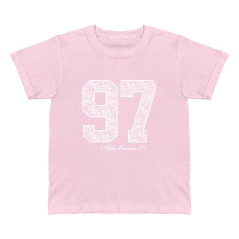 Lace League Printed Sorority Baby Tee