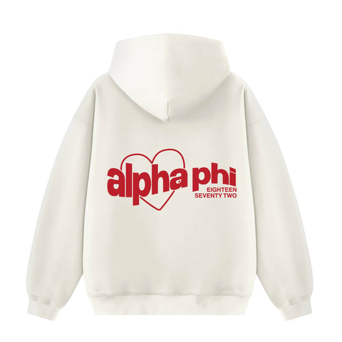 Lover Girl Cream Sorority Hoodie