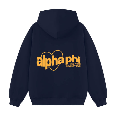 Lover Girl Navy Sorority Hoodie