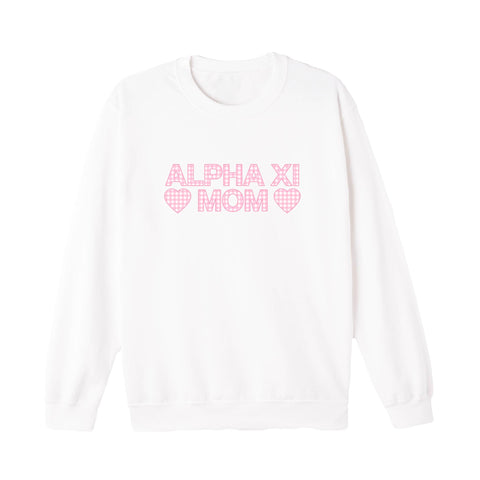 Picnic With Mom Printed Sorority Crewneck