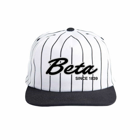 Silver and Black Embroidered Fraternity Hat (Bulk Order)