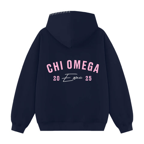 Rose Arc Exec Hood Stitch Sorority Hoodie