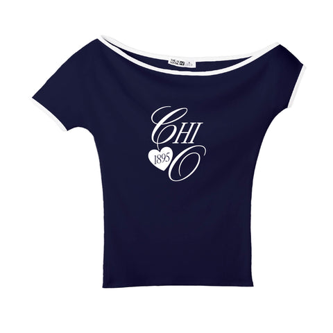Adorn Navy Sorority Marina Top