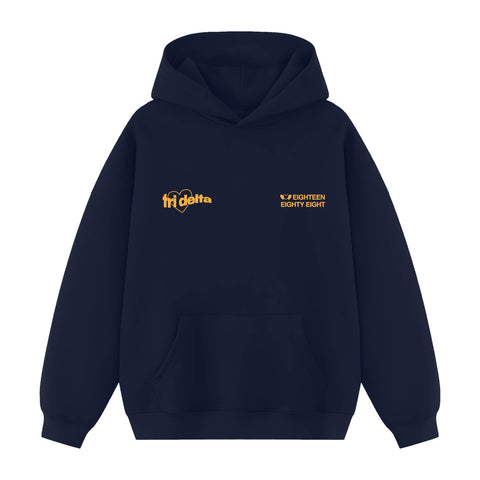 Lover Girl Navy Sorority Hoodie