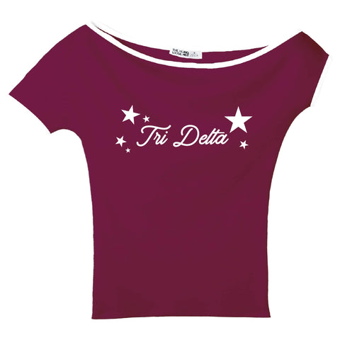 Sweet Dreams Bordeaux Sorority Marina Top