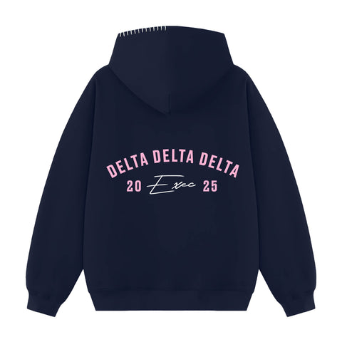 Rose Arc Exec Hood Stitch Sorority Hoodie