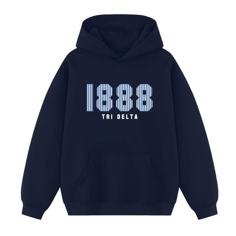Pinstripe Year Sorority Hoodie