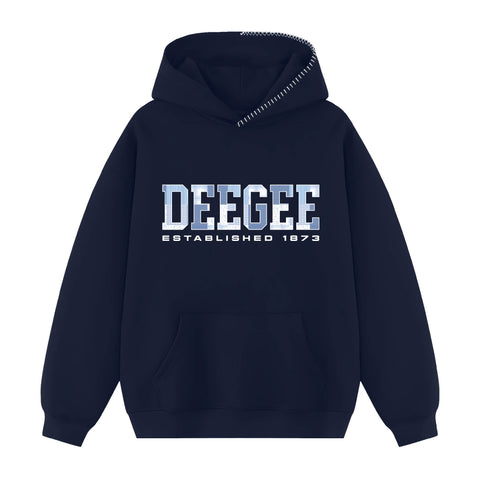 Pieced Together Hood Stitch Sorority Hoodie