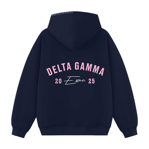Rose Arc Exec Hood Stitch Sorority Hoodie