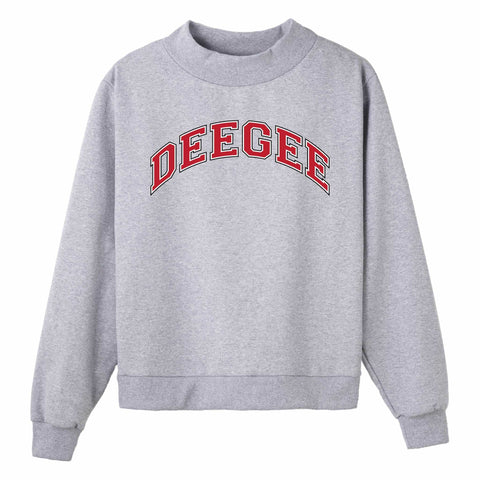 Crimson Campus Colors Sorority Mock Neck