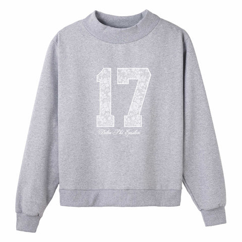 Lace League Sorority Mock Neck