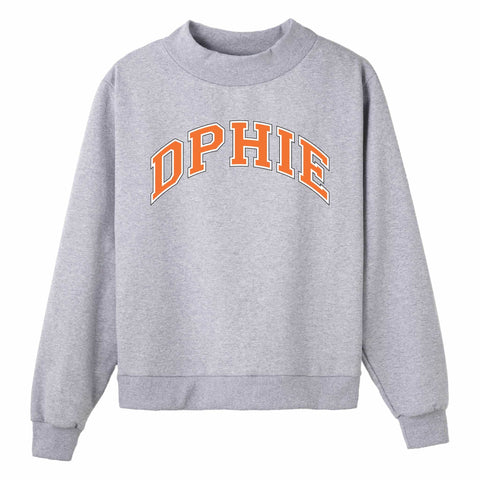 Burnt Orange Campus Colors Sorority Mock Neck
