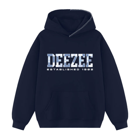 Pieced Together Hood Stitch Sorority Hoodie