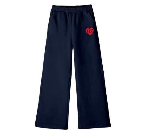 Full Heart Embroidered Sorority Flare Sweats