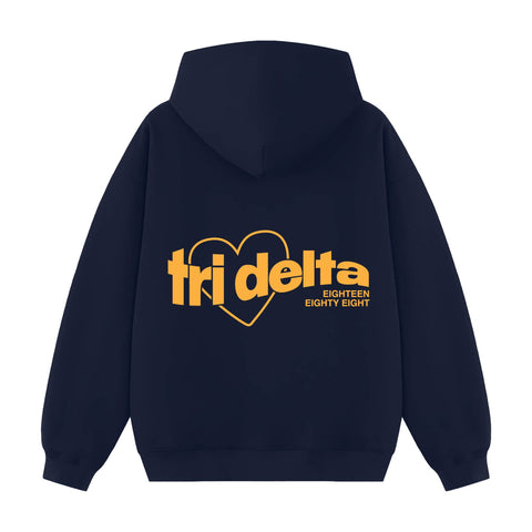 Lover Girl Navy Sorority Hoodie