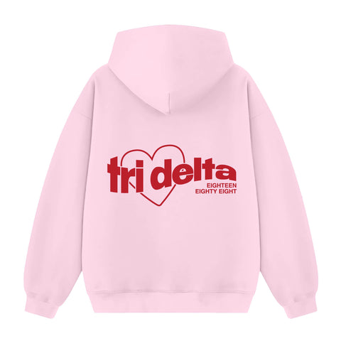 Lover Girl Pink Sorority Hoodie