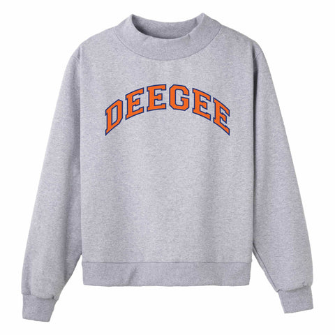 Blue and Orange Campus Colors Sorority Mock Neck