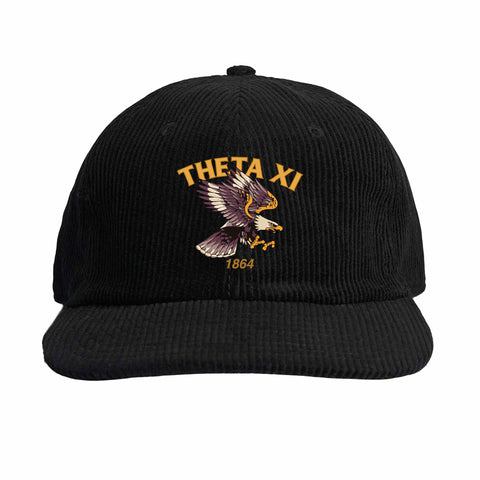Eagle Eye Embroidered Fraternity Corduroy Cap