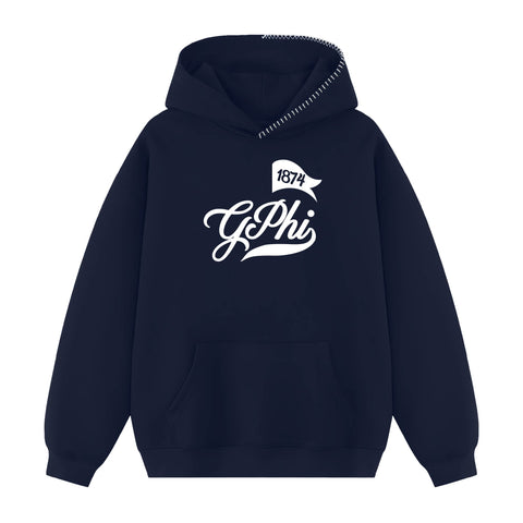 Campus Spirit Hood Stitch Sorority Hoodie