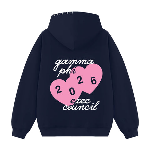 Love From Exec Hood Stitch Sorority Hoodie