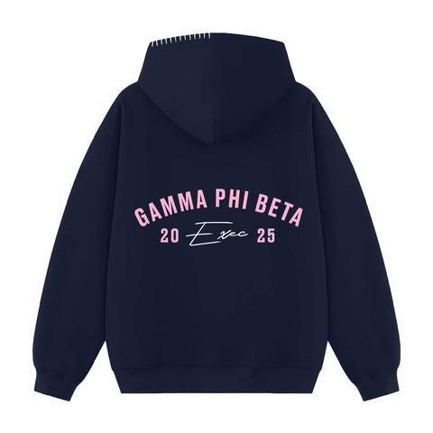 Rose Arc Exec Hood Stitch Sorority Hoodie