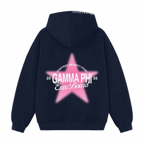 Star Council Exec Hood Stitch Sorority Hoodie