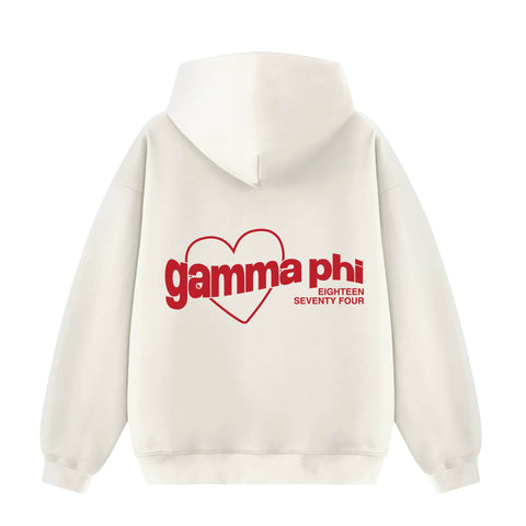 Lover Girl Cream Sorority Hoodie