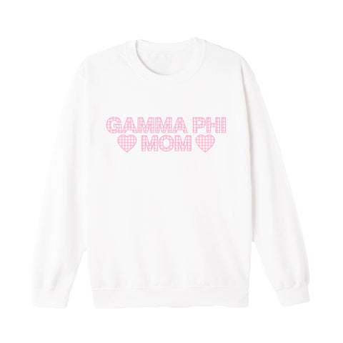 Picnic With Mom Printed Sorority Crewneck