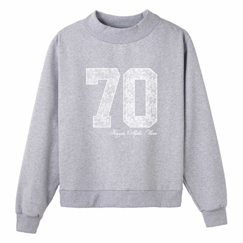 Lace League Sorority Mock Neck