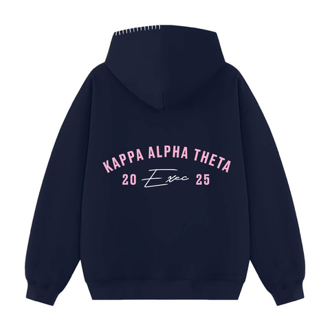 Rose Arc Exec Hood Stitch Sorority Hoodie
