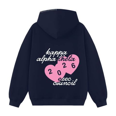 Love From Exec Hood Stitch Sorority Hoodie