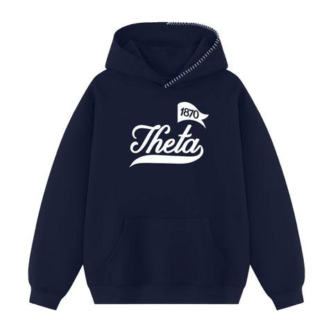 Campus Spirit Hood Stitch Sorority Hoodie
