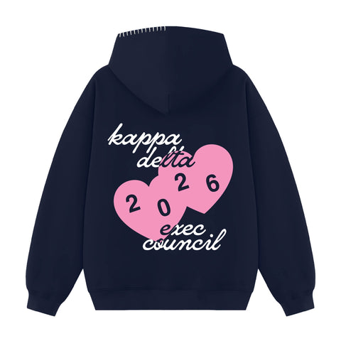 Love From Exec Hood Stitch Sorority Hoodie