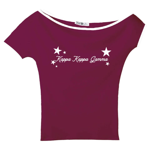 Sweet Dreams Bordeaux Sorority Marina Top