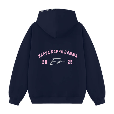 Rose Arc Exec Hood Stitch Sorority Hoodie