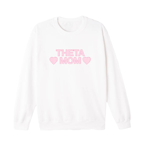 Picnic With Mom Printed Sorority Crewneck