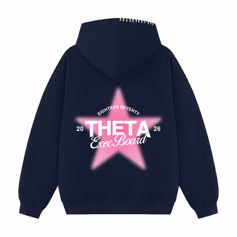 Star Council Exec Hood Stitch Sorority Hoodie