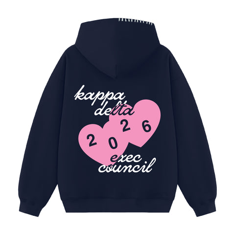 Love From Exec Hood Stitch Sorority Hoodie
