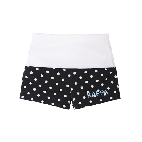 Polka Dot Set Sorority Foldover Shorts