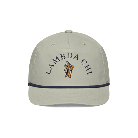 Tiger Golf Rope Hat-cream, tan