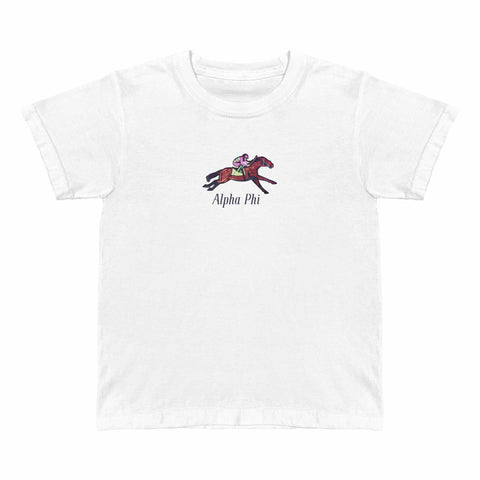 Off To The Races Sorority Baby Tee