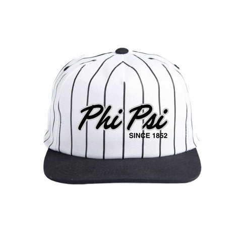 Silver and Black Embroidered Fraternity Hat