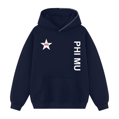 Rally Star Hood Stitch Sorority Hoodie