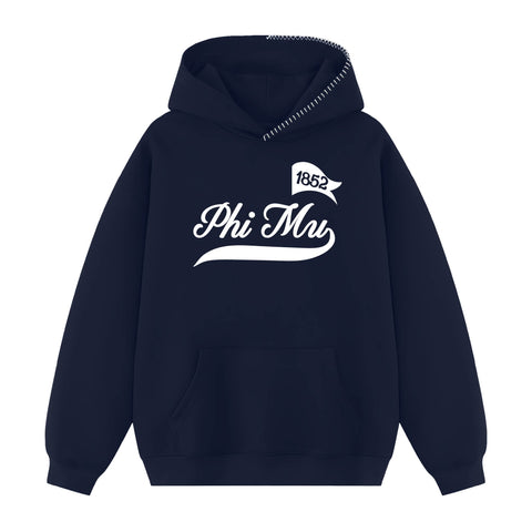 Campus Spirit Hood Stitch Sorority Hoodie
